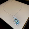 Blue Teardrop Pendant