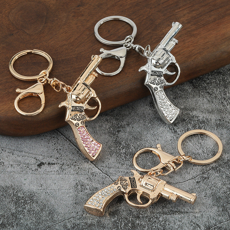 PUBG Revolver Metal Keychain Bag Charm Gift Accessory