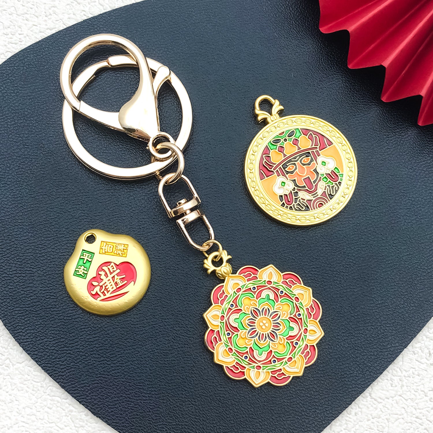 Enamel Zinc Alloy Six Syllable Mantra charm pendants for DIY necklaces bracelets jewelry