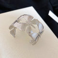 Metal Flower Dragonfly Open Cuff Bracelets Six Styles view 9