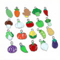 Colorful Enamel Vegetable Charms in Forty Two Small Designs view 3