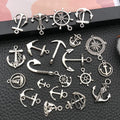 Metallic Nautical Theme Metal Charms with 22 Listed Options view 4