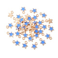 Tiny Enamel Star Metal Charms in Eleven Color Options view 7