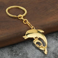 3D Dolphin Zinc Alloy Keychain Ocean Car Hanging Gift