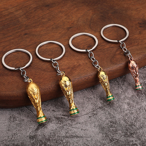 Football Trophy Resin Keychain Souvenir Gift Pendant