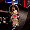 Jeweled Tiger and Auspicious Charm Keychains in Thirty-Nine Designs view 9