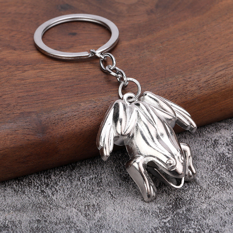 Cute Frog Zinc Alloy Keychain Bag Charm Gift Accessory