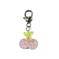 Transparent Cherry and Strawberry Heart-Clasp Charms in Eight Fruit Colors view 6