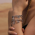 DIY Charm Bracelet Heart Bear Bow Rose Gold Steel Set view 4