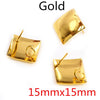 Gold Square 15mm