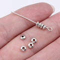 4x4x1.8mm 0.1g Multi Color Zinc Alloy Abacus Shape Small Hole Spacer Beads for Jewelry Making