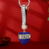 Royal-Blue Baguette-Heart