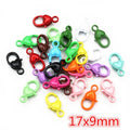 Mixed Color Metal Lobster Clasp Components in Four Sizes view 7