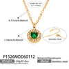 Green Round Pendant