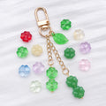 Four Leaf Clover Glass Beads in Fourteen Color Finishes view 4