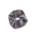 Oversized Square Satin Scrunchie In Black Gray Or Dusty Pink view 5