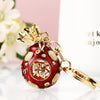 Burgundy Round-Fortune-Pouch