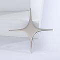 Minimal Four Point Star Brooch for Jackets Scarves and Coats view 6