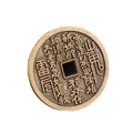 Round Chinese Character Coin Charms with Square Hole, 2 Styles view 4