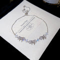 Silver Adjustable Crystal Charm Bracelet Four Styles view 6