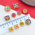 Yellow Spacer Bead Metal Beads with 6 Listed Options view 4