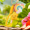 Rainbow Tulip Keychains in Four Colors plus Star and Moon Designs view 10