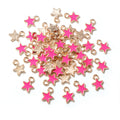 Tiny Enamel Star Metal Charms in Eleven Color Options view 10