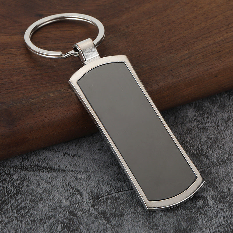 Blank Sublimation Metal Bottle Opener Keychain for DIY Heat Transfer