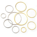 Stainless Steel Hoop Earring Findings in Twenty Size Options view 5