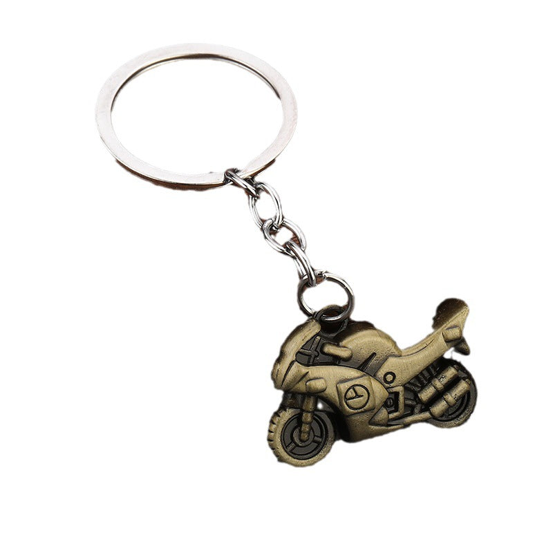 3D Heavy Motorcycle Zinc Alloy Keychain Car Waist Hanging Pendant