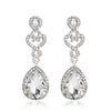 Silver Teardrop Halo