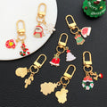 Seven Christmas Character Metal Clasp Keychain Designs view 4