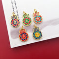 Red Five Elements Wood Beads with 2 Listed Options view 2