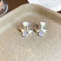 Butterfly Flower Ear Clips in Three Pastel Colorways view 6