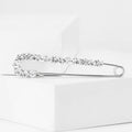 Crystal Safety Pin Brooch In 2 Color Variants For Jackets and Scarves view 2