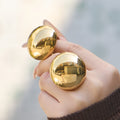 Oversized Domed Statement Rings in Three Gold Tone Designs view 4