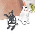 Black Black Cat Metal Charms with 5 Listed Options view 8