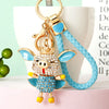 Sky-Blue Braided-Winged-Pig