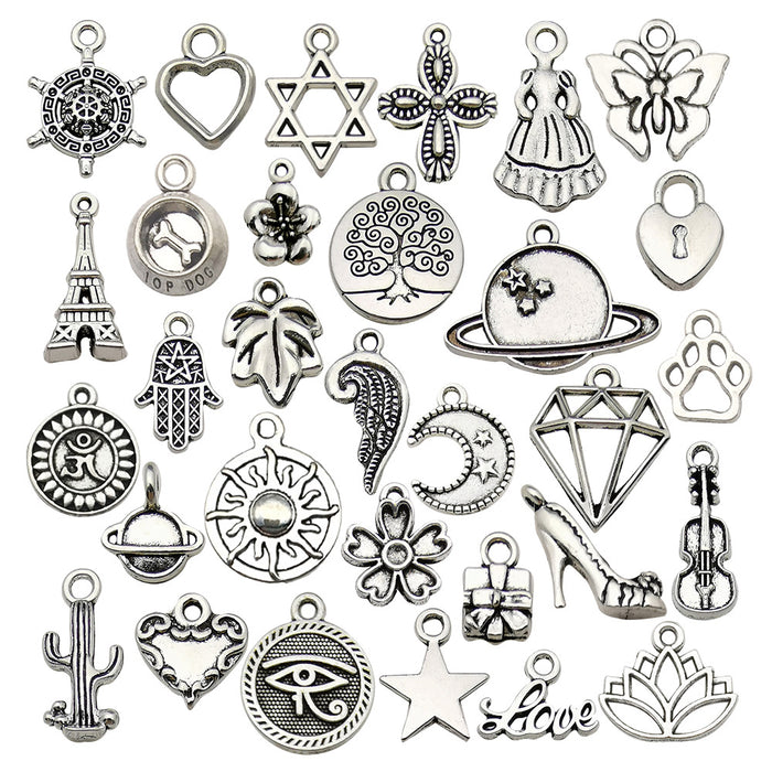 Antique Silver Butterfly Metal Charms with 32 Listed Options