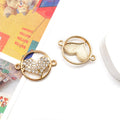 Gold-Tone Heart and Alphabet Letter Metal Charms with 16 Listed Options view 12