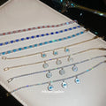 Evil Eye Crystal Tennis Bracelets Seven Color Styles view 2