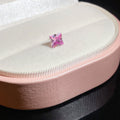 Single Colorful Crystal Star Stud Earrings in Three Colors view 6