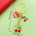 Strawberry and Cherry Charm Keychains in 31 Pictured Variations for Bags and Keys view 3