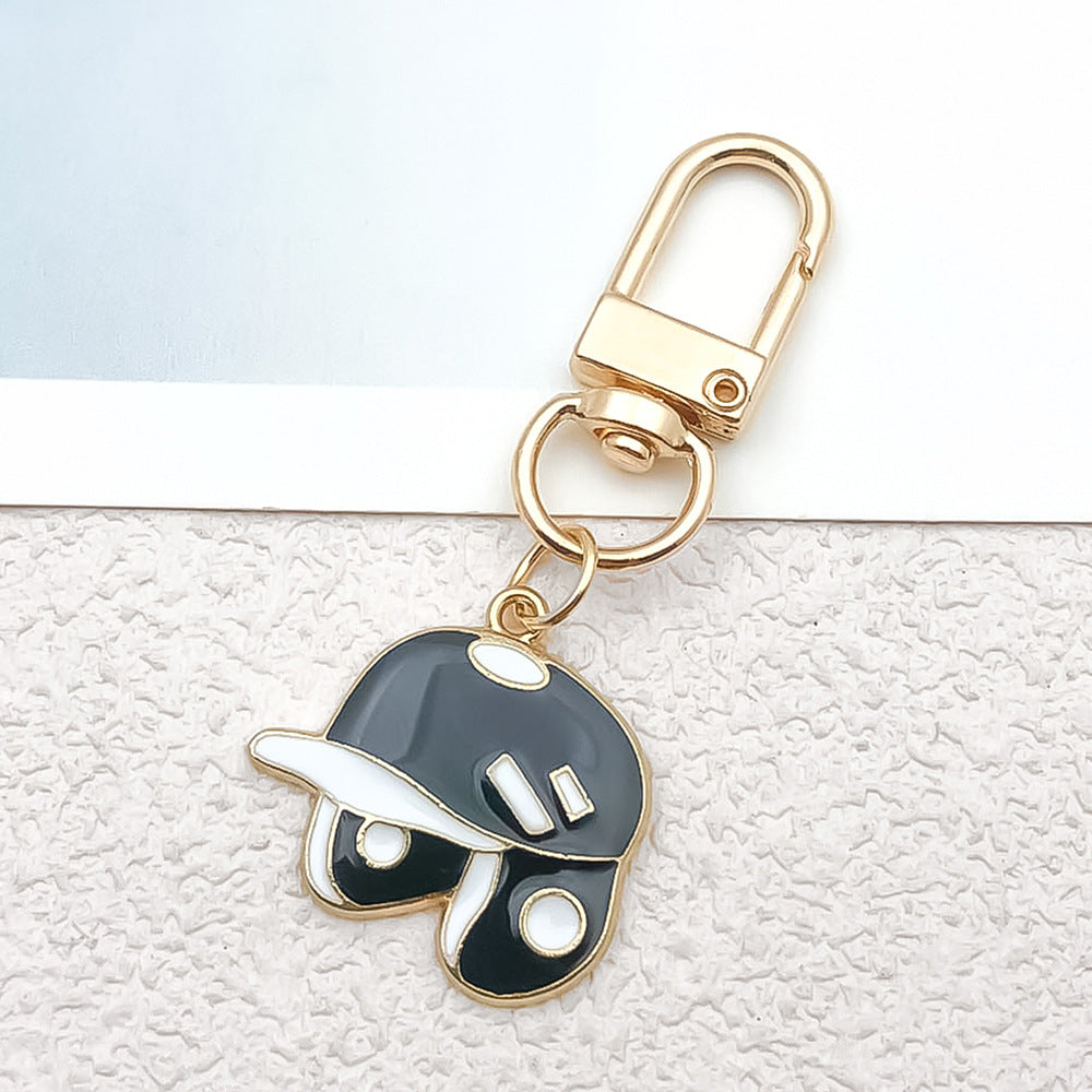 Enamel Zinc Alloy Baseball Tennis Cap Sneaker Charm Pendant for Sports Jewelry DIY