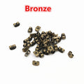 Square Metal Butterfly Earring Backs in Fourteen Options view 8