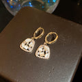 Pearl And Flower Gold Tone Earrings In Seven Styles view 6