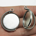 Double Sided Rotating Round Pendant Trays in Five Finishes view 2