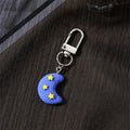 Silver Tone Celestial Resin Novelty Clip Keychains view 6
