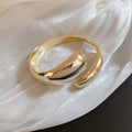 Seventeen Mixed Gold Or Silver Wave Openwork And Wide Cuff Bracelets view 12