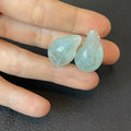 Glossy Curved Resin Stud Earrings in Four Colors Decorative Jewelry view 4